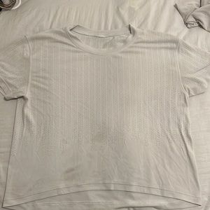 White lululemon shirt- size 6
